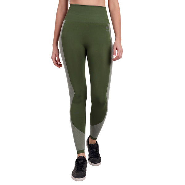 Heka Breathable Training Sense Beeline Seamless Tights - Olive