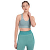 Heka Seamless U Neck Padded Sports Bra - Green