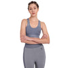 Heka Seamless U Neck Padded Sports Bra - Grey