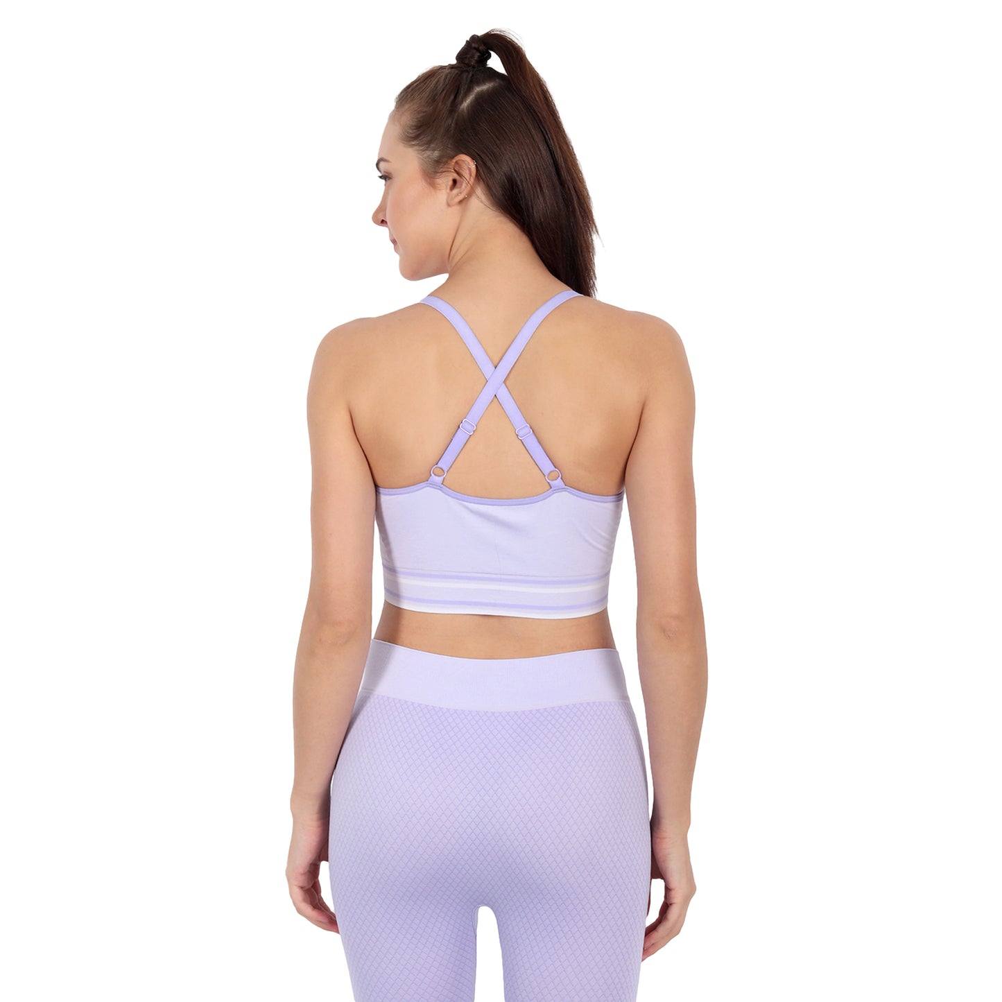 Heka Seamless Crossback Sports Bra - Seven Seas